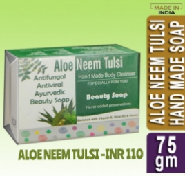 Aloe neem tulsi soap